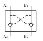 YS6型双向液压锁l图形符号